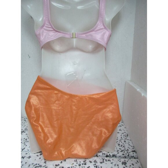 Solid & Striped Bailey Pink/Orange One Piece Swimsuit MeasuresTo XS NWOT - Picture 2 of 2